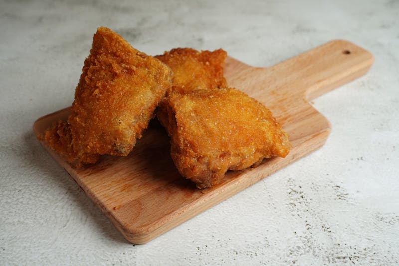 Classic Crispy Chicken pieces golden fried