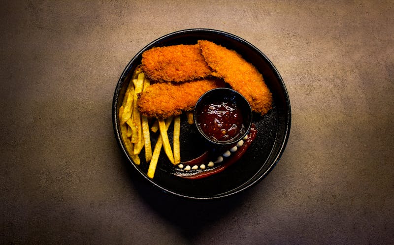 Spicy Bone-In Chicken with fiery coating